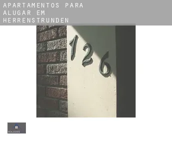 Apartamentos para alugar em  Herrenstrunden