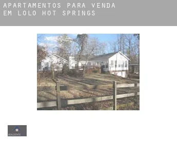 Apartamentos para venda em  Lolo Hot Springs