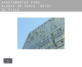 Apartamentos para alugar em  Paris 04 Hôtel-de-Ville