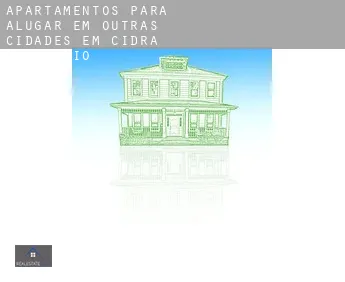 Apartamentos para alugar em  Outras cidades em Cidra Municipio