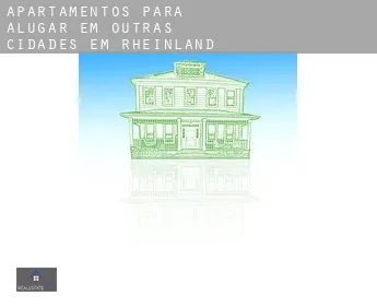 Apartamentos para alugar em  Outras cidades em Rheinland-Pfalz