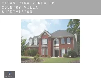 Casas para venda em  Country Villa Subdivision