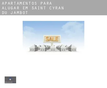 Apartamentos para alugar em  Saint-Cyran-du-Jambot