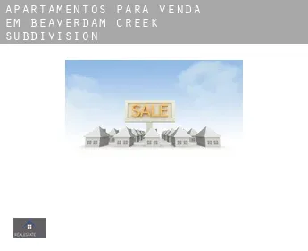 Apartamentos para venda em  Beaverdam Creek Subdivision