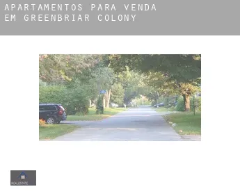 Apartamentos para venda em  Greenbriar Colony