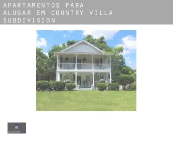 Apartamentos para alugar em  Country Villa Subdivision