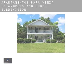 Apartamentos para venda em  Andrews and Hurds Subdivision