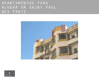 Apartamentos para alugar em  Saint-Paul-des-Fonts