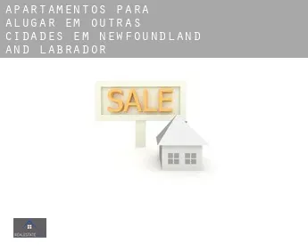Apartamentos para alugar em  Outras cidades em Newfoundland and Labrador