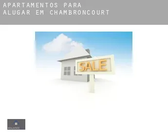Apartamentos para alugar em  Chambroncourt
