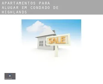 Apartamentos para alugar em  Condado de Highlands