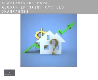 Apartamentos para alugar em  Saint-Cyr-les-Champagnes