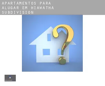 Apartamentos para alugar em  Hiawatha Subdivision