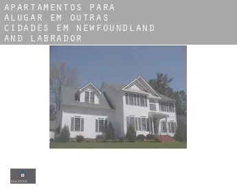 Apartamentos para alugar em  Outras cidades em Newfoundland and Labrador