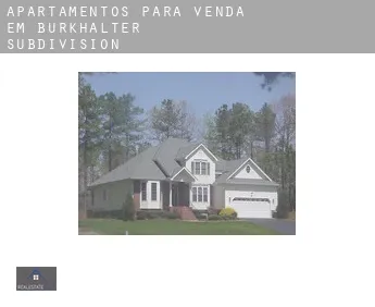 Apartamentos para venda em  Burkhalter Subdivision